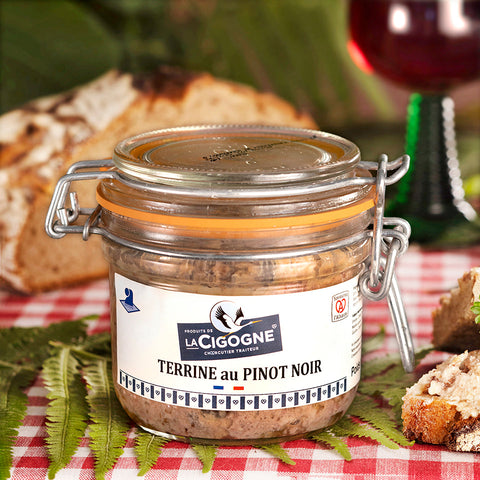 Terrine mit Elsässer Pinot Noir