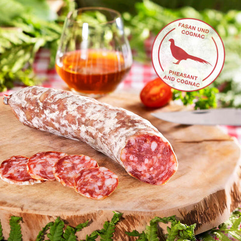 Fasan und Cognac Salami von Salaisons du Val d'Allier