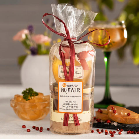 Gänseleber und Gelee (verpackt) von Au marché de Riquewihr