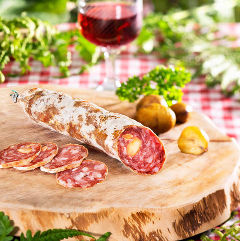 Kastanien Salami von Salaisons du Val d'Allier