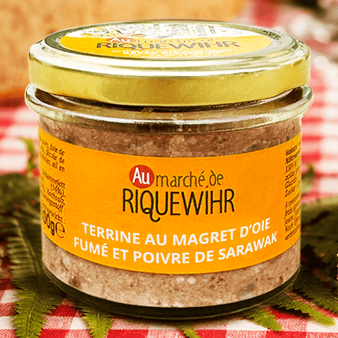 Gänsebrust Terrine mit Sarawak Pfeffer (Zoom)