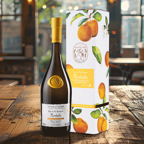 Obstbrand "Mirabelle" von der Distillerie Nusbaumer