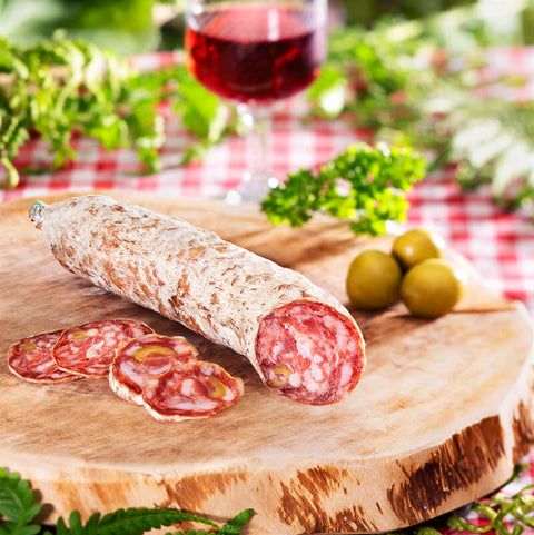 Oliven Salami von Salaisons du Val d'Allier