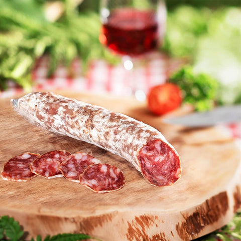 Rustikale Salami von Salaisons du Val d'Allier