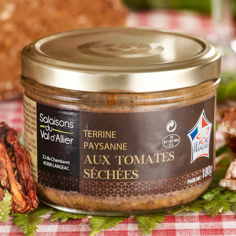 Terrine mit getrockneten Tomaten (180g) (Closeup)