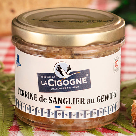 Wildschweinterrine mit Elsässer Gewüztraminer (100g)