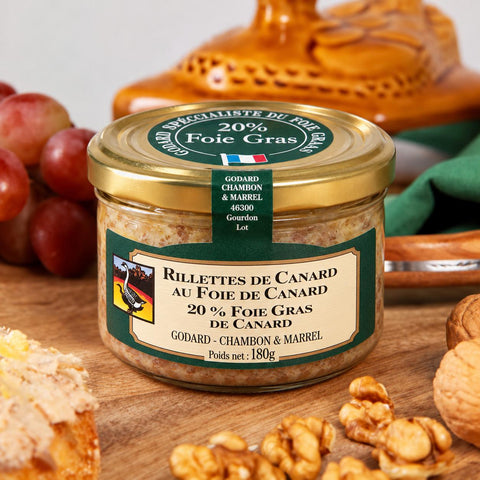 Entenrillette mit 20 % Entenleber (180g)