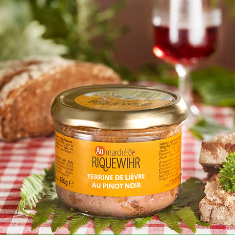 Feldhasenterrine mit Pinot Noir (180g)