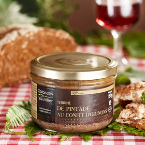Perlhuhnterrine mit Zwiebelkonfitüre 180g