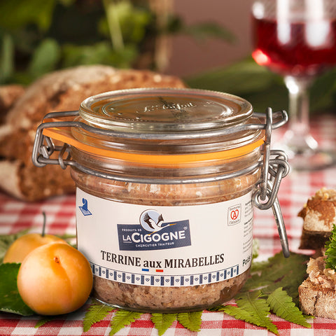 Mirabelle terrine in a mason jar (200g)