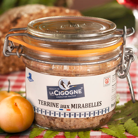 Mirabelle terrine in a mason jar (200g)