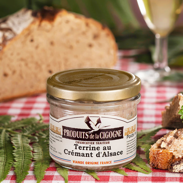 Terrine mit Elsässer Crémant 100g