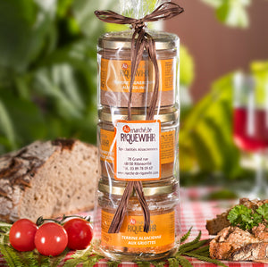Terrine Set "Au marché de Riquewihr", 3x 100g